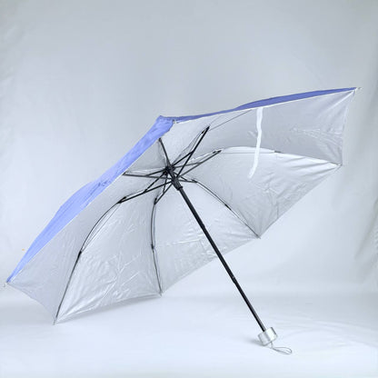 sombrilla de cartera mango blanco