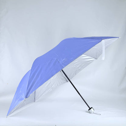 sombrilla de cartera mango blanco