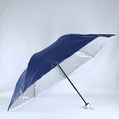 sombrilla de cartera mango blanco