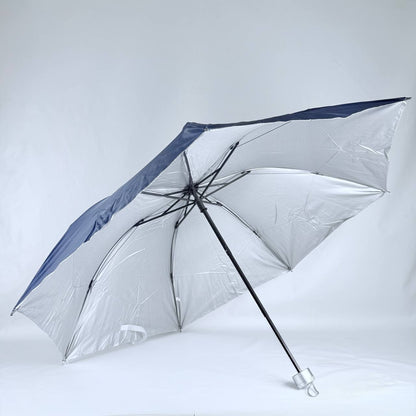 sombrilla de cartera mango blanco