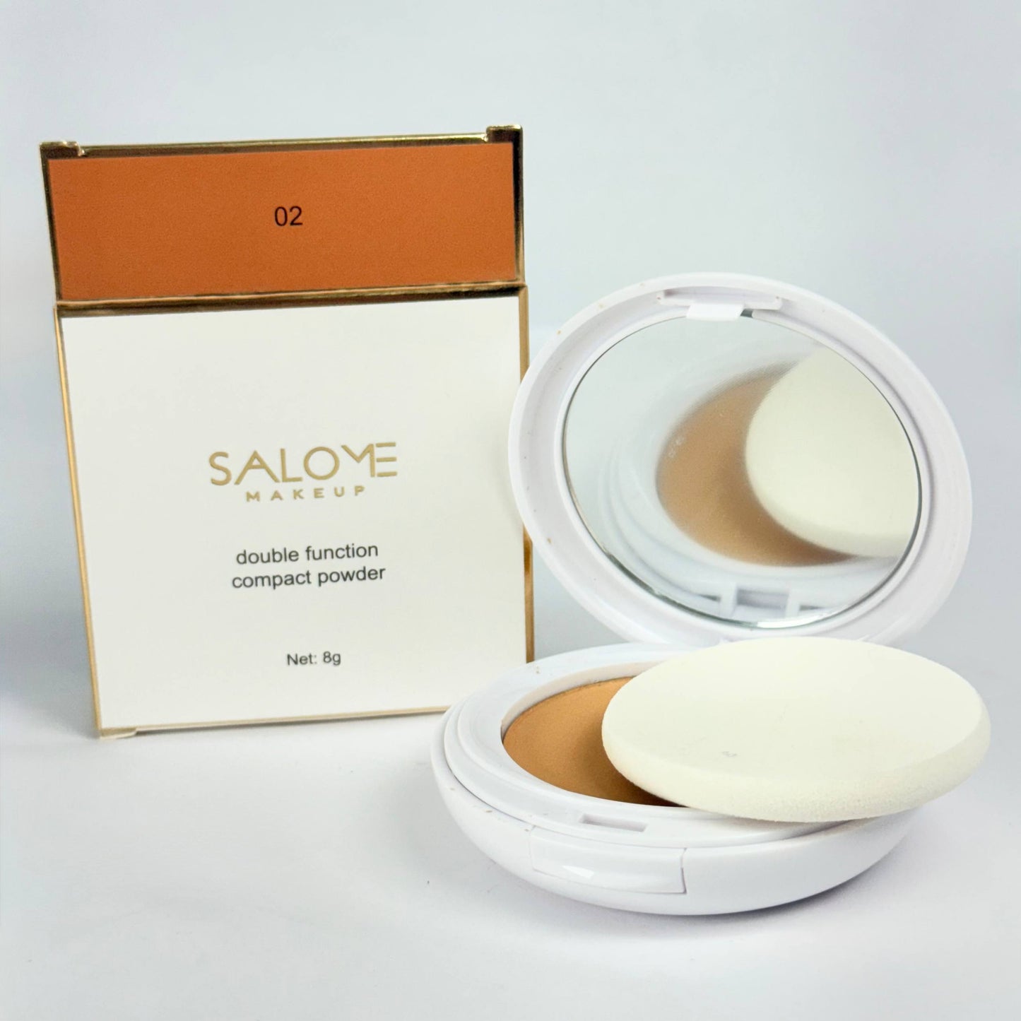 Polvo compacto salome doble función