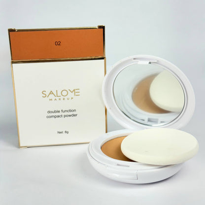 Polvo compacto salome doble función