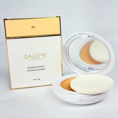 Polvo compacto salome doble función