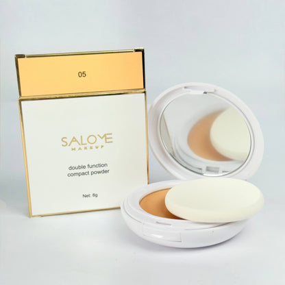 Polvo compacto salome doble función