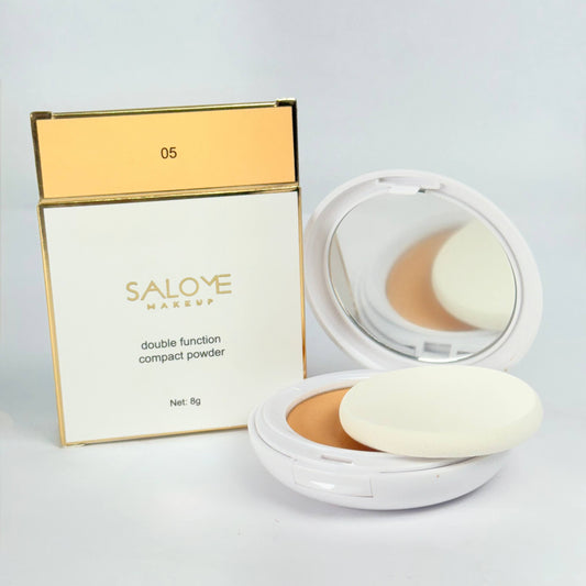 Polvo compacto salome doble función