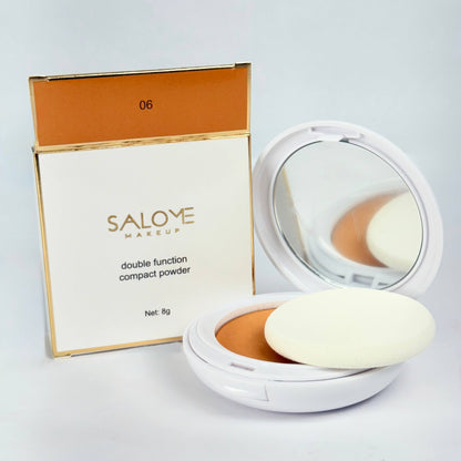 Polvo compacto salome doble función