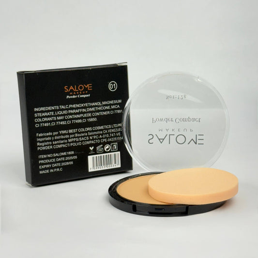 Polvo de acabado de lujo con fórmula de control de aceite salome