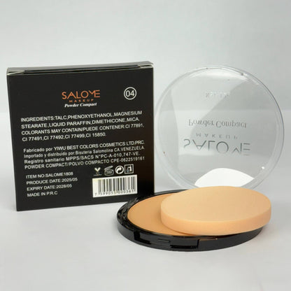 Polvo de acabado de lujo con fórmula de control de aceite salome