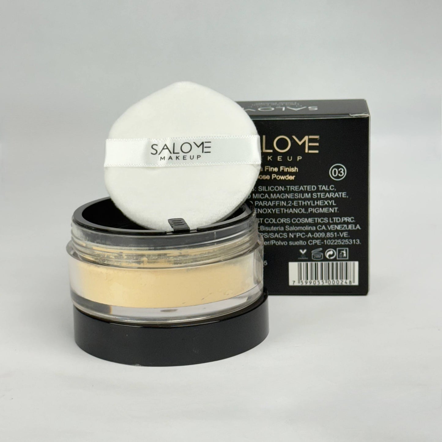 Polvo suelto de acabado ultrafino Salome