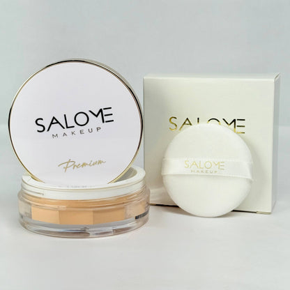 Polvo suelto de acabado natural premium Salome