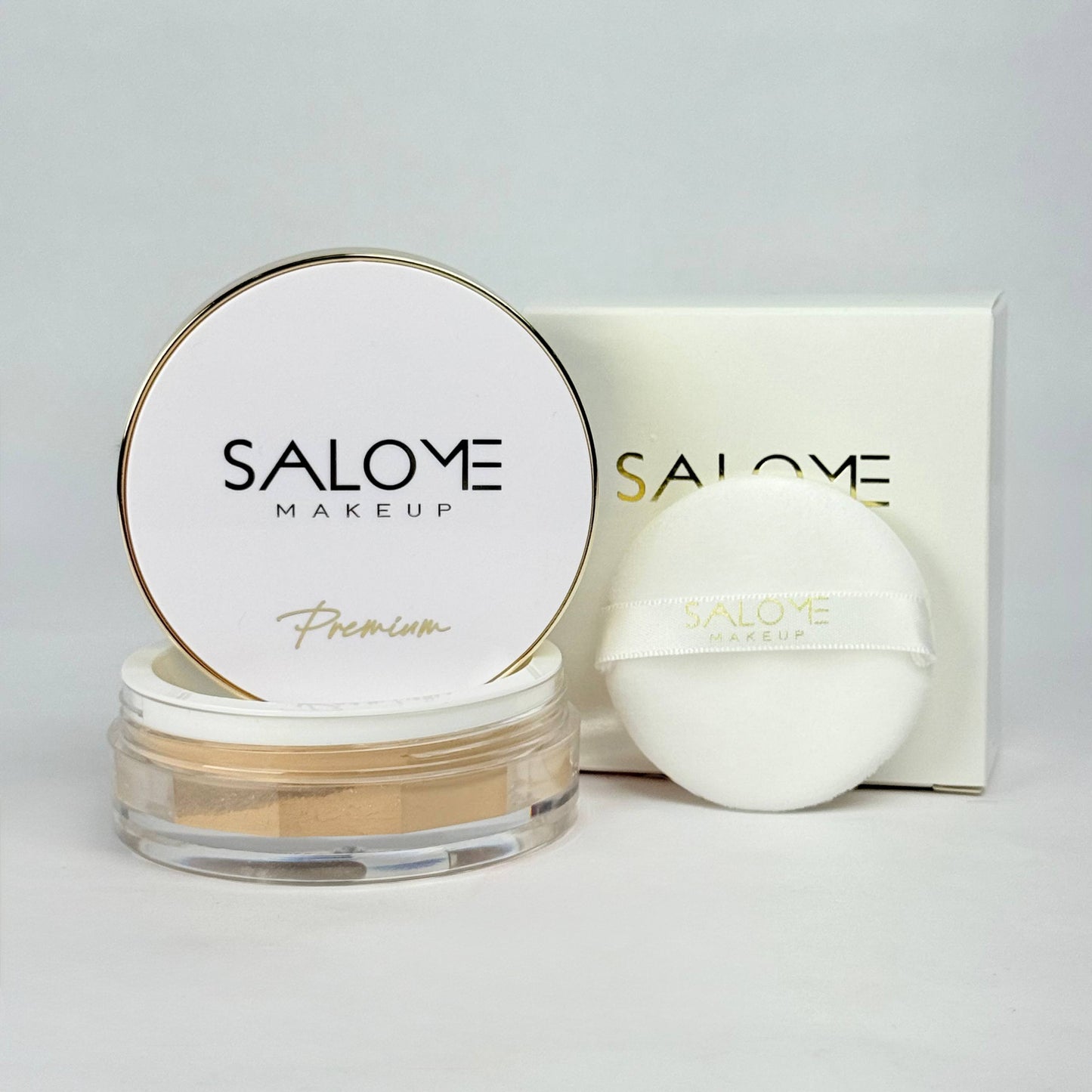 Polvo suelto de acabado natural premium Salome