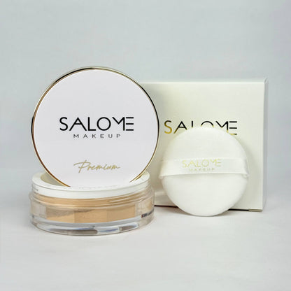 Polvo suelto de acabado natural premium Salome