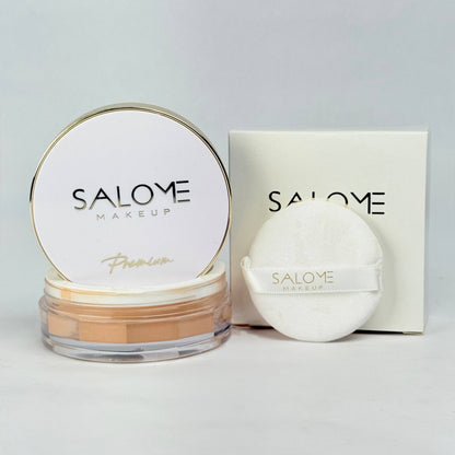 Polvo suelto de acabado natural premium Salome