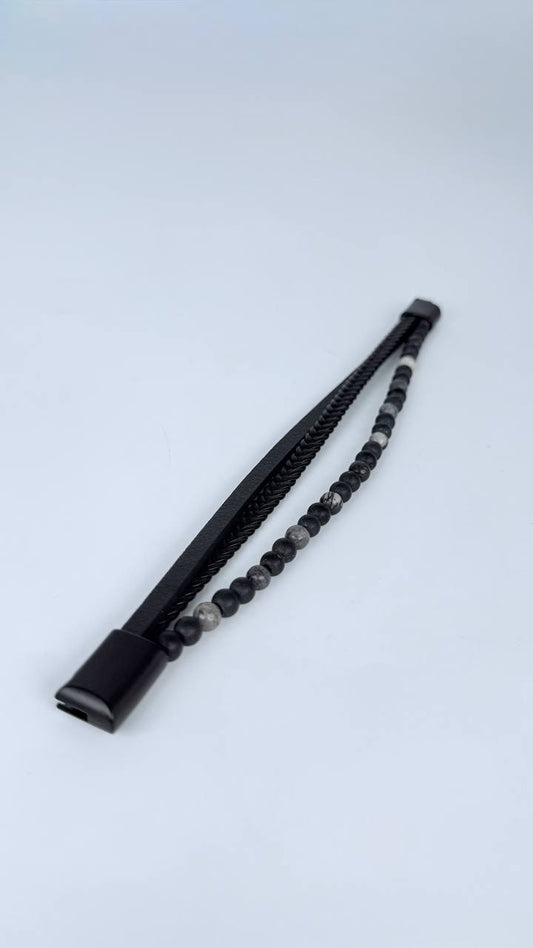 Pulsera triple de caballero