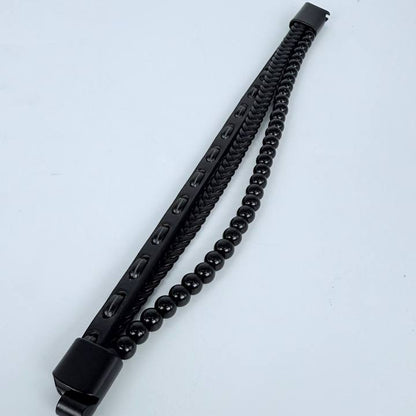 Pulsera triple de caballero