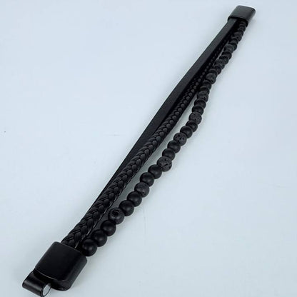 Pulsera triple de caballero