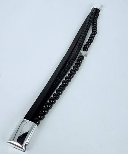 Pulsera triple de caballero