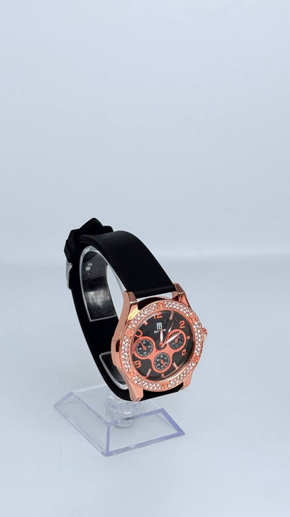 Reloj de dama de colores con piedreria