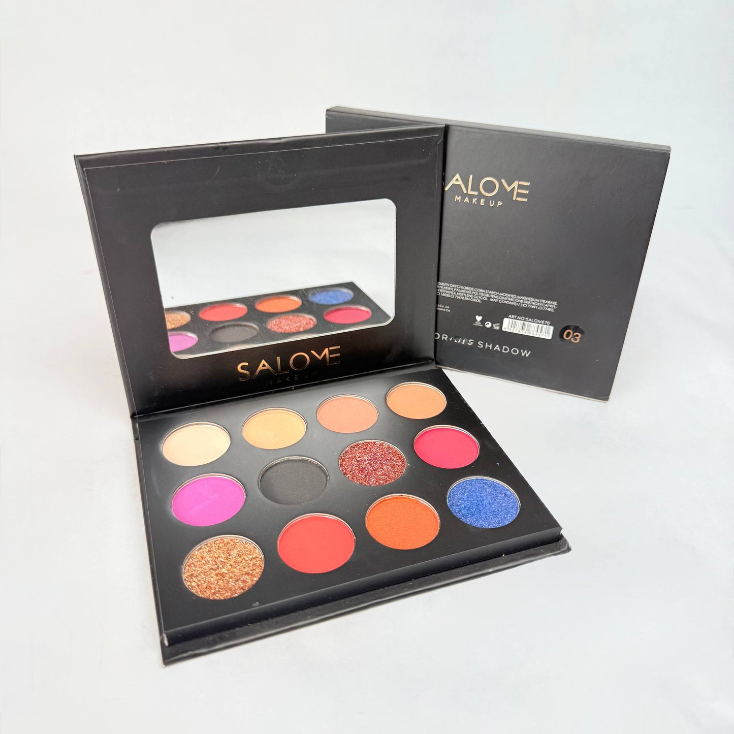 Sombra de ojos de 12 colores salome