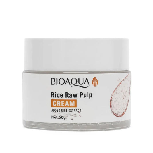 Crema facial de pulpa de arroz crudo Bioaqua